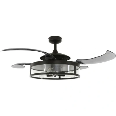 Image of Beacon Lighting ceiling fan Fanaway Classic light black quiet