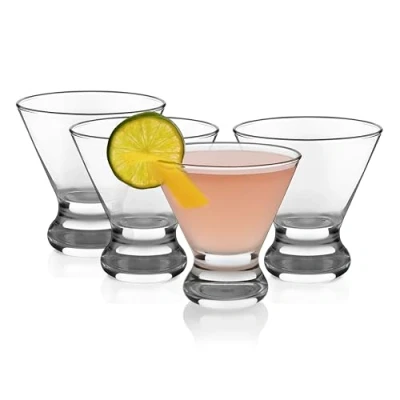 Image of Libbey 4 Piece Cosmopolitan Cocktail/Martini Glasses, 8 Ounce, Clear