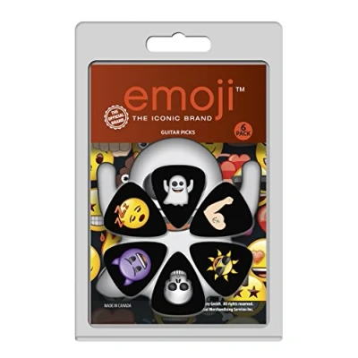 Image of Perri&#039;s Leathers LP EMO8 emoji Guitar Picks