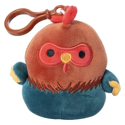 Image of Squishmallow S 9 cm The Rooster Clip On Reed