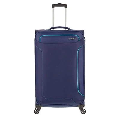Image of American Tourister Holiday Heat Spinner Suitcase, 79.5 cm, 108 L, Blue (Navy)