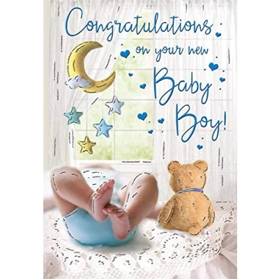 Image of Regal Publishing Baby Card Boy 9 x 6 inches