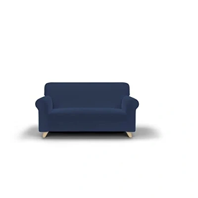 Image of Italian Bed Linen “ Pretty Sofa Cover, Dark Blue, 2 Places