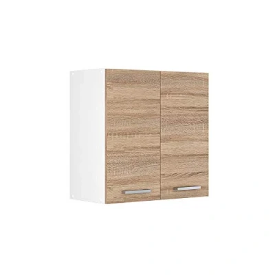 Image of Vicco Wall cabinet Raul, Sonoma/White, 60 cm