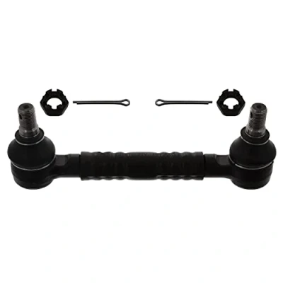 Image of 0416159 Anti roll bar link FEBI BILSTEIN 09933 Front Axle 210mm M16 x 1,5 BMTS Turbo NEW with crown nut