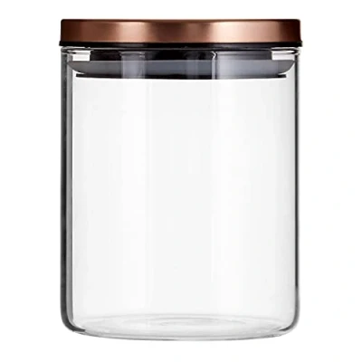 Image of Maison by Premier Freska Rose Gold Lid Storage Jar 700ml capacity