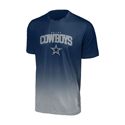 Image of FOCO Dallas cowboys NFL Gradient Mesh Jersey Short Sleeve Herren T Shirt, Shirts navywhite #29997, L