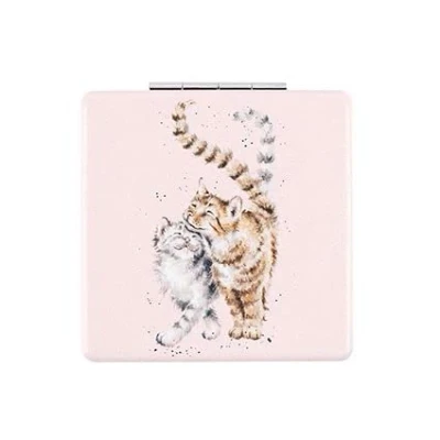 Image of Wrendale Designs &#039;Feline Good&#039; Cat Compact Mirror