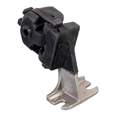 Image of 1755C4, 1755K6, 1755L0 Holder, exhaust system FEBI BILSTEIN 172093 Rear Axle, Centre PEUGEOT: 307 Hatchback, CC