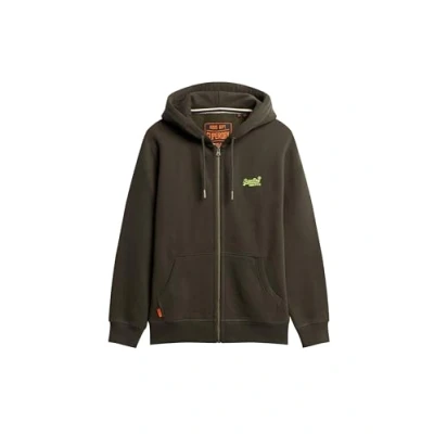 Image of Superdry Essential Logo Zip Hoodie Sweatshirt, 3 Years, M