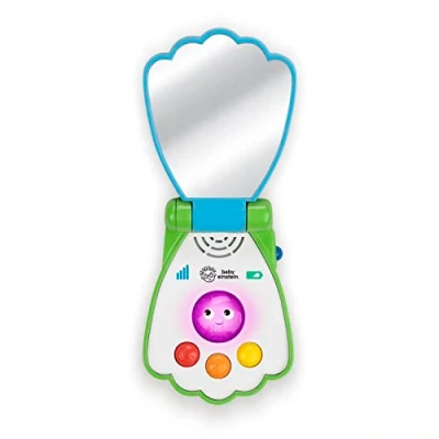 Image of Baby Einstein, Ocean Explorers Shell Phone Musical Toy Telephone, Ages 6 Months and Up