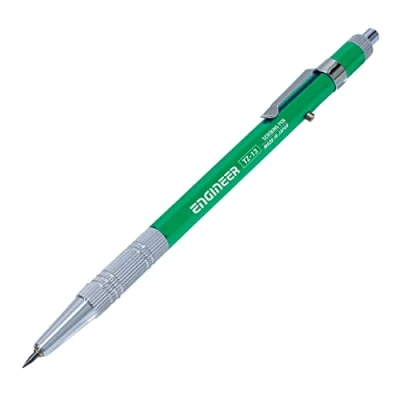 Image of Scribing Pen with retractable Tungsten Carbide Tip (Pen style Scriber Tool), Made in Japan, Engineer TZ 13