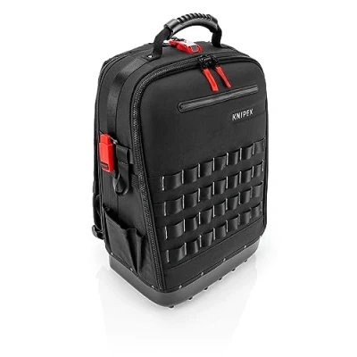 Image of KNIPEX Modular X18 Tool Backpack, Empty, 58 Inserting Options, 18 L Volume, Laptop Pocket, Waterproof Molded Bottom, 530 x 340 210 mm, 00 21 50 LE