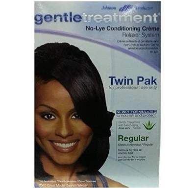 Image of Relaxer / Smoothing Cream Gentle Treatment No Lye Conditioning Twin Pack Regular