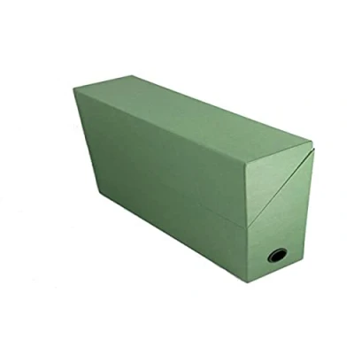 Image of Esselte Adine Canvas Look Box File Dos 90mm Green