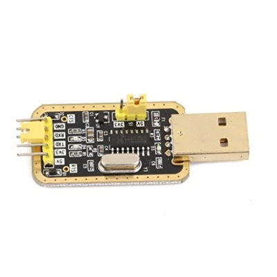 Image of DollaTek 3.3V / 5V USB to TTL converter CH340G UART Serial Adapter Module Golden