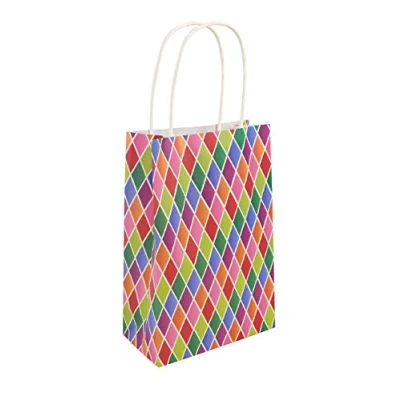 Image of HENBRANDT Party Bag with Handles Pack of 6 (Harlequin)