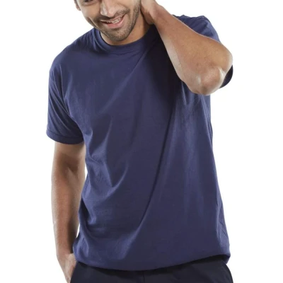 Image of Click Tee Shirt Navy Blue Medium