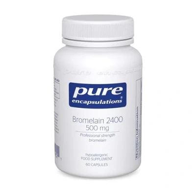 Image of Pure Encapsulations Bromelain 2400 500mg GDU per Capsule Hypoallergenic Professional Strength for Digestive Support 60 Vegetarian Capsules