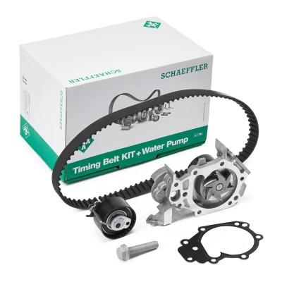 Image of 1172000QA0, 1307700QAG, 1307700QAL water pump + Timing Belt Kit INA 530 0195 30 with 23,4mm RENAULT: CLIO 3, TWINGO 2, 2