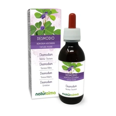 Image of Desmodium (Desmodium adscendens) Leaves Alcohol Free Mother Tincture Naturalma Liquid Extract Drops 120 ml Food Supplement Vegan