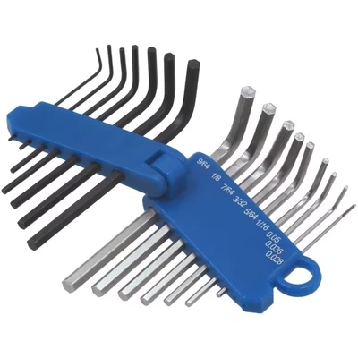 Image of Laser Tools Miniature Metric &amp; Imperial Hex Key Set 16PC
