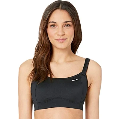 Image of Brooks Fiona Women&#039;s Running Sports Bra Black