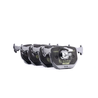 Image of 3403241, 34213403241, 34216750160, 34216761240, 34216790071 Brake pad set TEXTAR 2148703 prepared for wear indicator BMW: 3 Touring, X3, Coupe