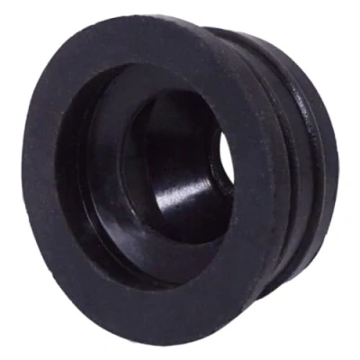 Image of SKIR&#039;CO (2 pcs) Black 32 x 25 mm Rubber Sleeve for Drain Pipe, Pipe Connector, Adaptor, Reducer