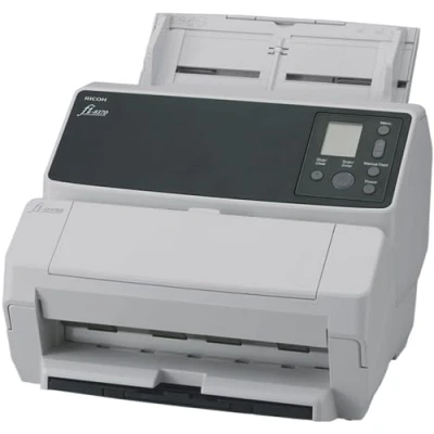 Image of RICOH fi 8170 Scanner, Automatic Document Feeder (ADF) / Manual Feed, Duplex WORKGROUP 600DPI, Contact Image Sensor (CIS) 2x with Clear Capture Technology