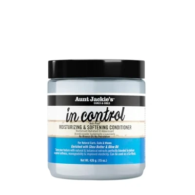 Image of Aunt Jackie&#039;s in control 15oz &quot;Anti Poof&quot; Moisturizing &amp; Softening Conditioner