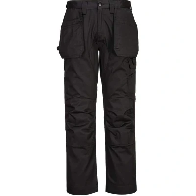 Image of Portwest WX2 Stretch Work Trouser Black 32