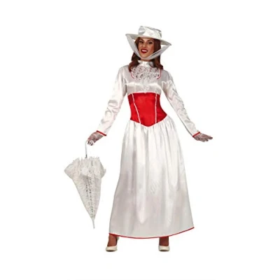 Image of White Poppins Nanny Costume for a Woman