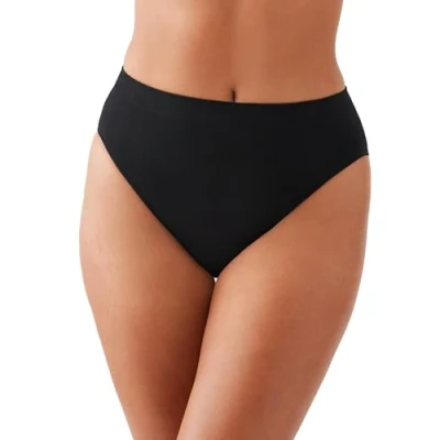 Image of Wacoal Women&#039;s B Smooth High Cut Panty Briefs, Black, 5X Large