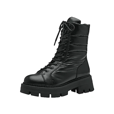 Image of Tamaris 1 26232 41 Women&#039;s Trainers Ankle Boot, Plain Black, 6 UK