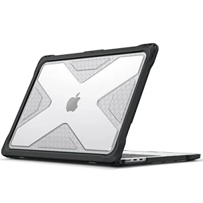 Image of FINTIE Case Compatible with MacBook Air 13.6 Inch (2024/2022) M3/M2 Chip Heavy Duty Rugged Hard Shell Cover TPU Bumper for 13.6&quot; Model A3113 A2681, Clear