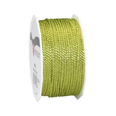 Image of C.E. Pattberg Mosel Cord in Lime (Green), 55 Yards of Braided for Gifts, Parcels &amp; Presents, 0.08 inches Width, Accessories Decoration and Handicrafts, Tearproof Tape Gift Wrapping