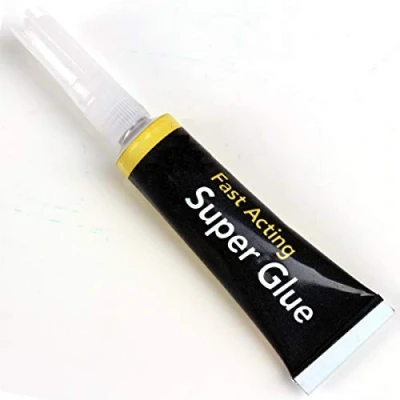 Image of 5 PACK SUPER GLUE 3G EXTRA STRONG PLASTIC GLASS WOOD RUBBER METAL LEATHER BOND