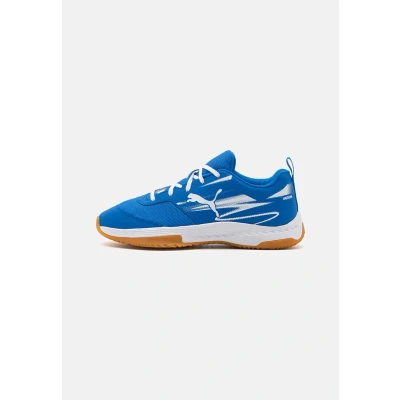 Image of PUMA VARION II JR Indoor Court Shoe, Team Royal White Gum, 3.5 UK