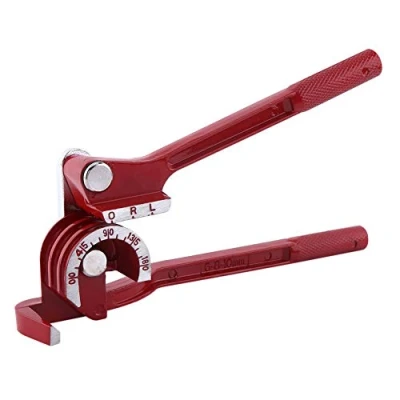Image of 180 Degree Tube Bender,3 in 1 1/4&quot; 5/16&quot; 3/8&quot; Aluminum Alloy Bender Heavy Duty Pipe Bending Tool
