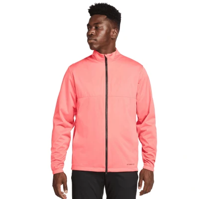 Image of Nike Mens Victory Storm FIT Full Zip Jacket (Magic Ember) Orange Size X Large