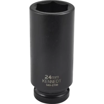 Image of Kennedy 3/8&quot; A/F Deep Impact Socket 1/2&quot; Square Drive