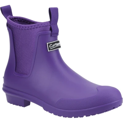Image of Cotswold Grosvenor Purple Wellington Boots for Female Size 4