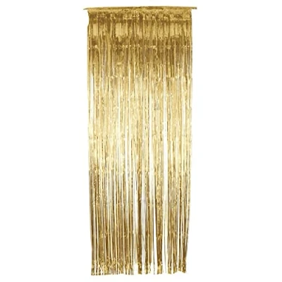 Image of Henbrandt SHIMMER FOIL DOOR CURTAIN PARTY DECORATION CHRISTMAS BIRTHDAY HOLIDAY BEDROOM