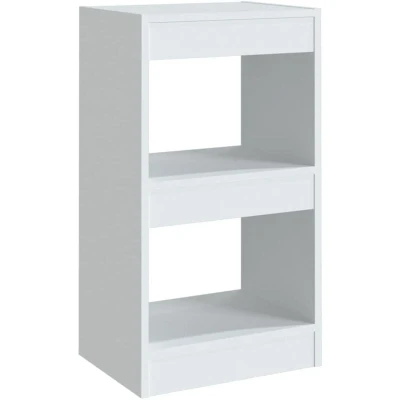 Image of vidaXL Book Cabinet/Room Divider White 40x30x72 cm