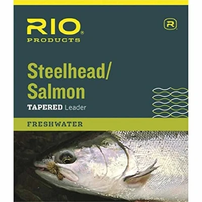 Image of RIO Fly Fishing Salmon/Steelhead 9&#039; 12Lb Leaders (Pack 3), Glacial Green