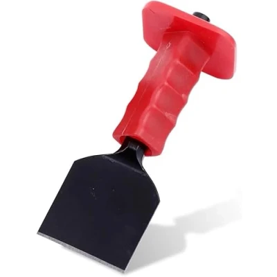 Image of Monkey King Bar Masonry Chsiel 75x225MM,Bolster Chisel Cold Wide with Hand Guard,for Concrete Stone Brick Rock Breaking Demolishing Mason Tools