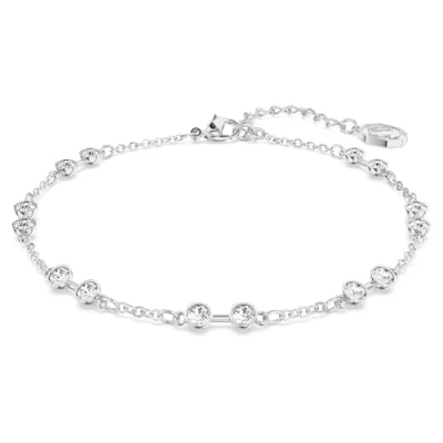 Image of Remix Rhodium Plated White Medium Bracelet 5663545