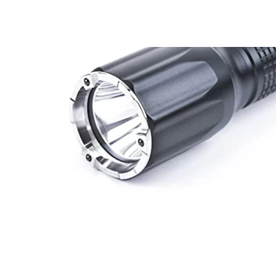Image of High Output Tactical Flashlight LED USB Rechargeable 700 Lumens Water and Impact Resistant for Outdoor Search Emergency