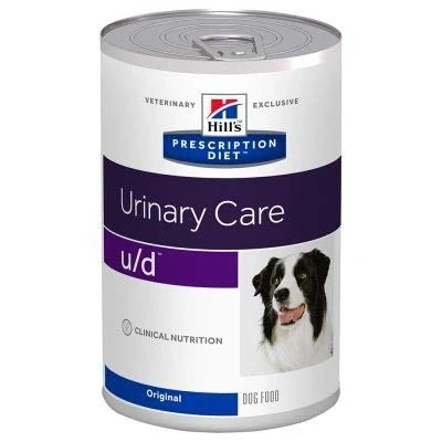 Image of Hill Prescription Diet Canine u/d Urinary Care 12 x 370g Wet Dog Food Reduce Bladder Stones &amp; Dissolve Urate Crystals Cystine Uroliths,Even Chronic Kidney Disease